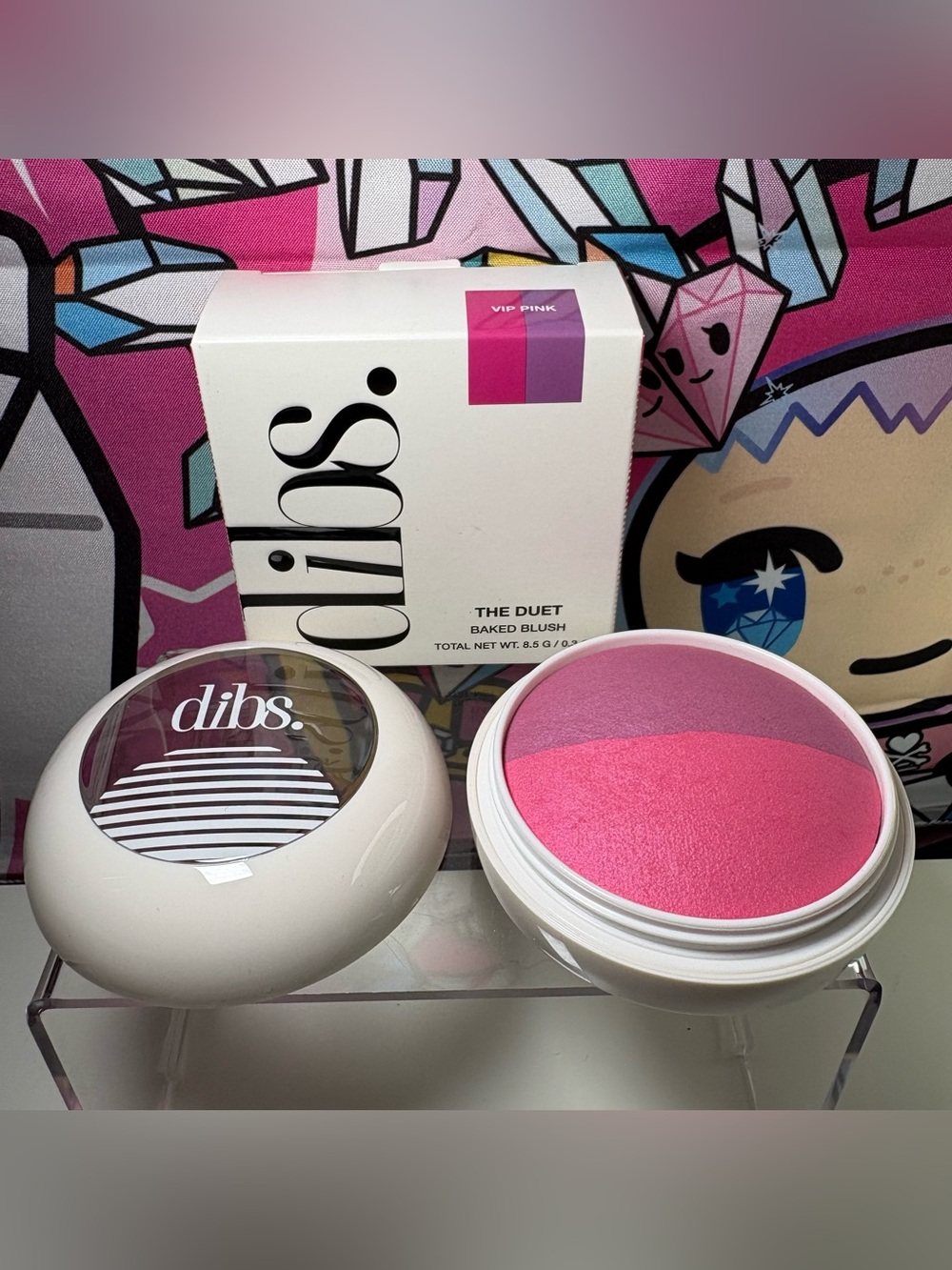 dibs "VIP Pink" The Duet Baked Blush Full Size